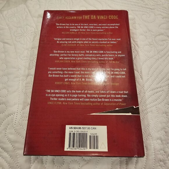The Da Vinci Code & The Lost Symbol Hardcover Books By Dan Brown - Picture 3 of 11